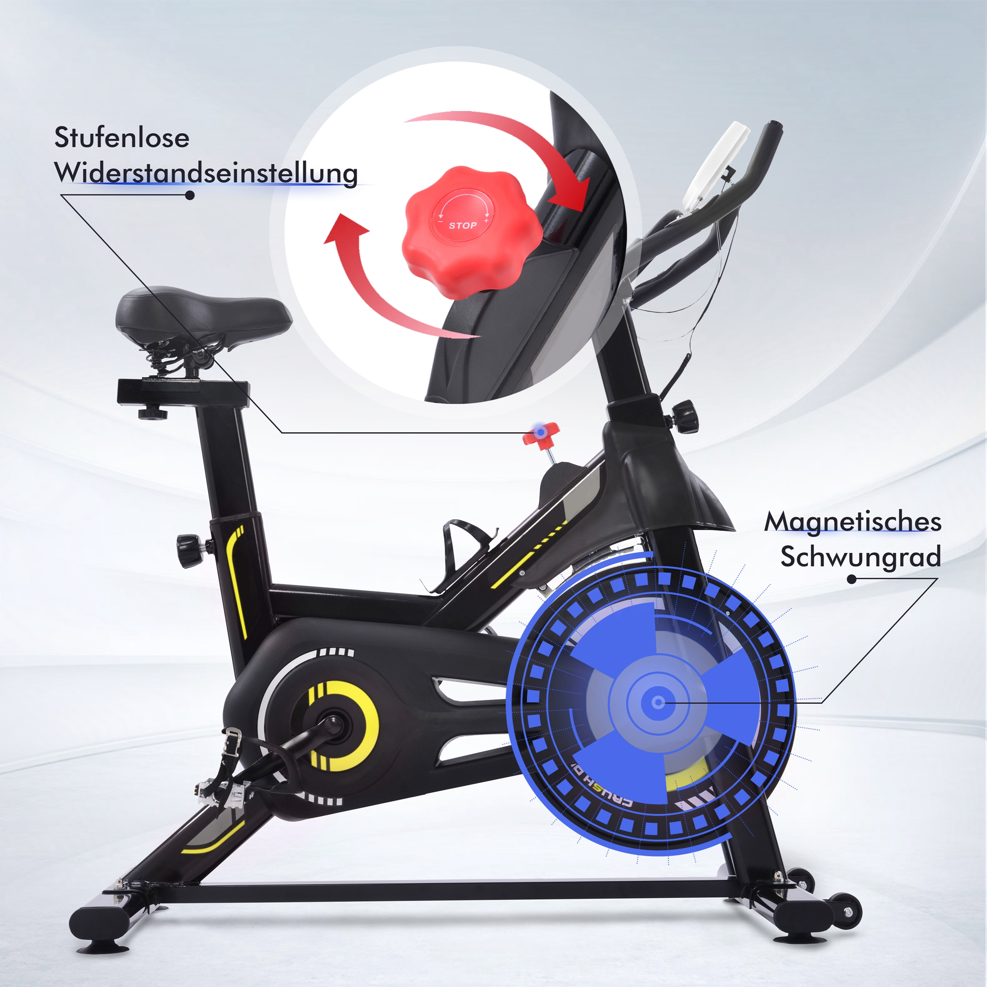 MERAX MR-FTBK-Model S1 Heimtrainer, Schwarz