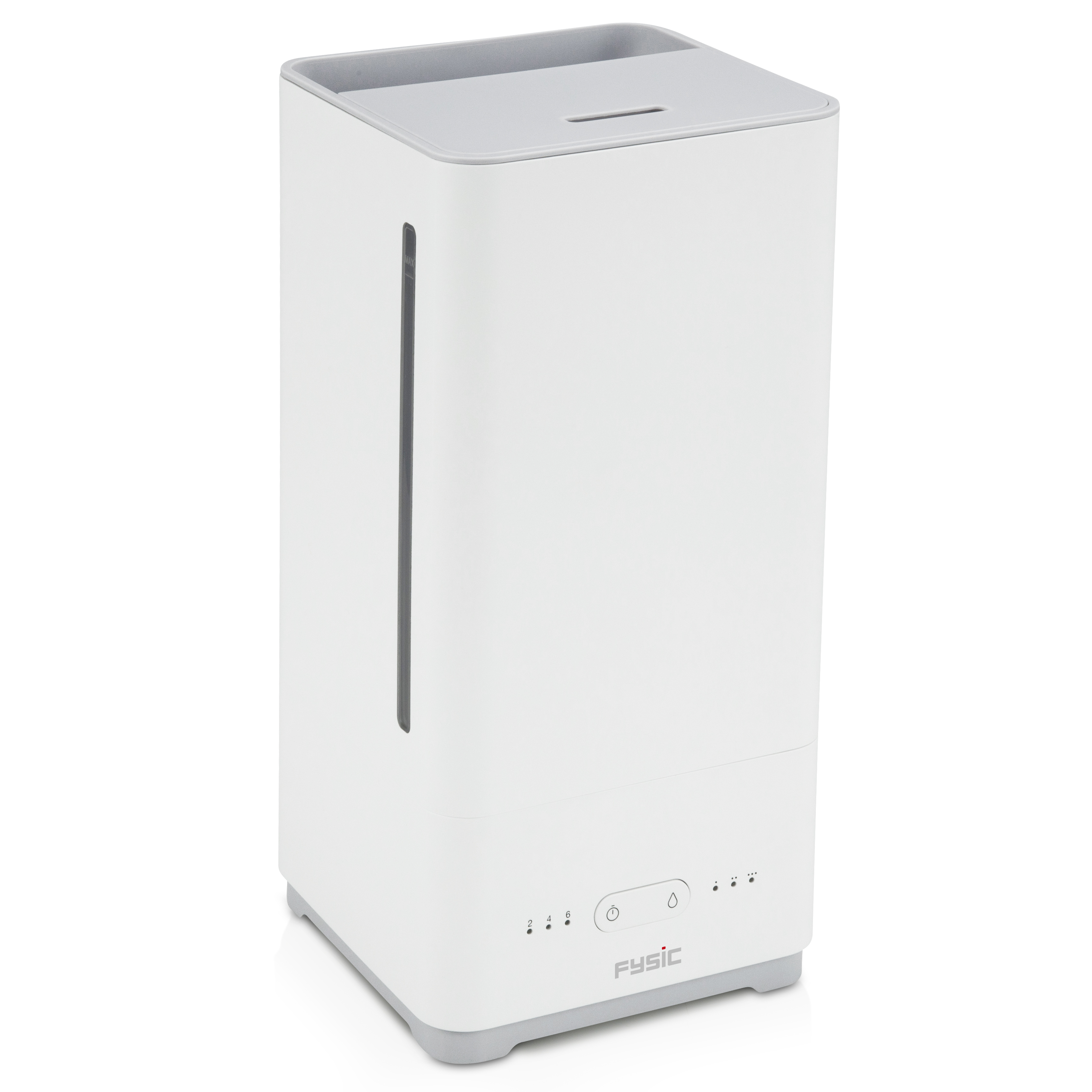 FYSIC FC-29 Ultraschall-Luftbefeuchter Grau,Weiss (24 Watt, Raumgröße: 75 m³)