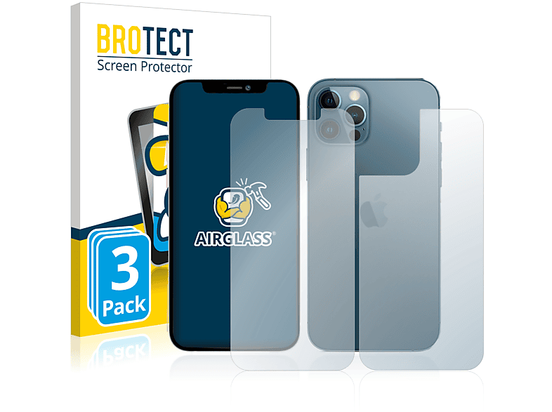Airglass Schutzfolie(für Pro 3x klare Max) iPhone BROTECT Apple 12