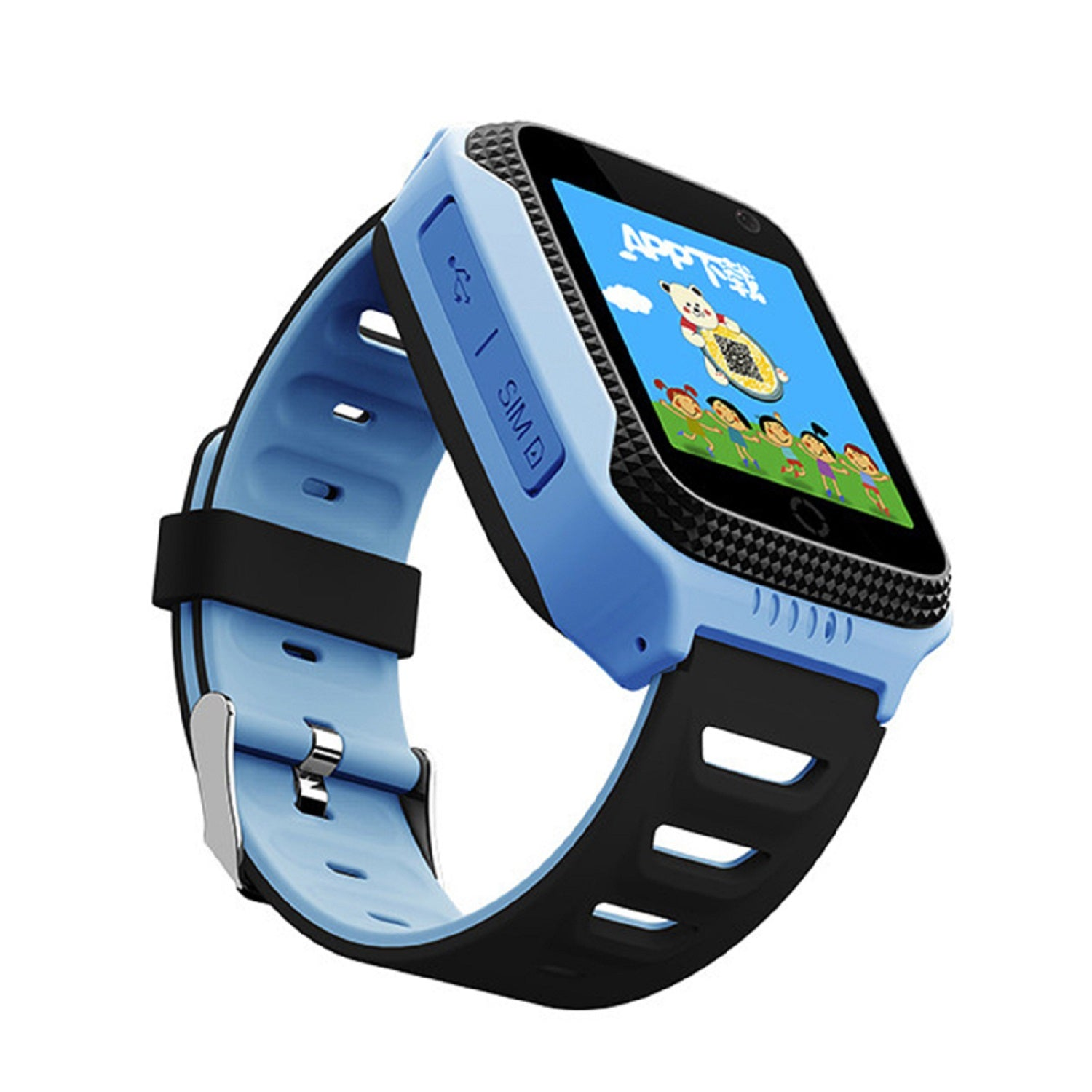 KAREN M G900A Smartwatch Blau Silikon, Kinder, Blau