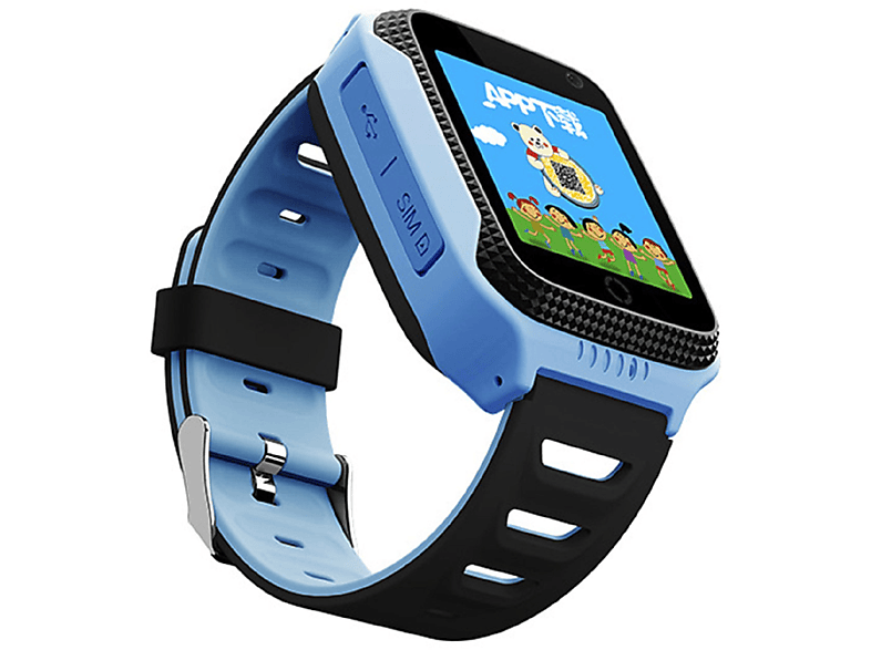 KAREN M Smartwatch Blau Blau G900A Kinder, Silikon,