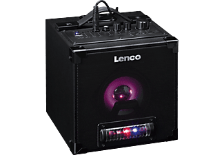 LENCO BTC-070BK - Bluetooth - Lichteffekte - Karaoke Set, Schwarz