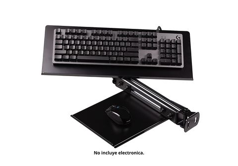 Soporte para Teclado y Ratón - Elite Keyboard & Mouse Tray NEXT LEVEL  RACING, Gris metalizado