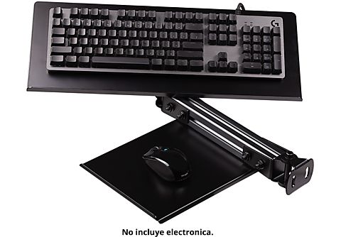 Soporte para Teclado y Ratón - Elite Keyboard & Mouse Tray NEXT LEVEL  RACING, Gris metalizado