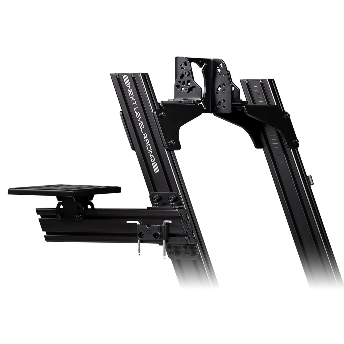 Silla gaming - NEXT LEVEL RACING GTElite Aluminium Simulator Cockpit - Front and Side Mount Edition, hasta 150 kg, Negro