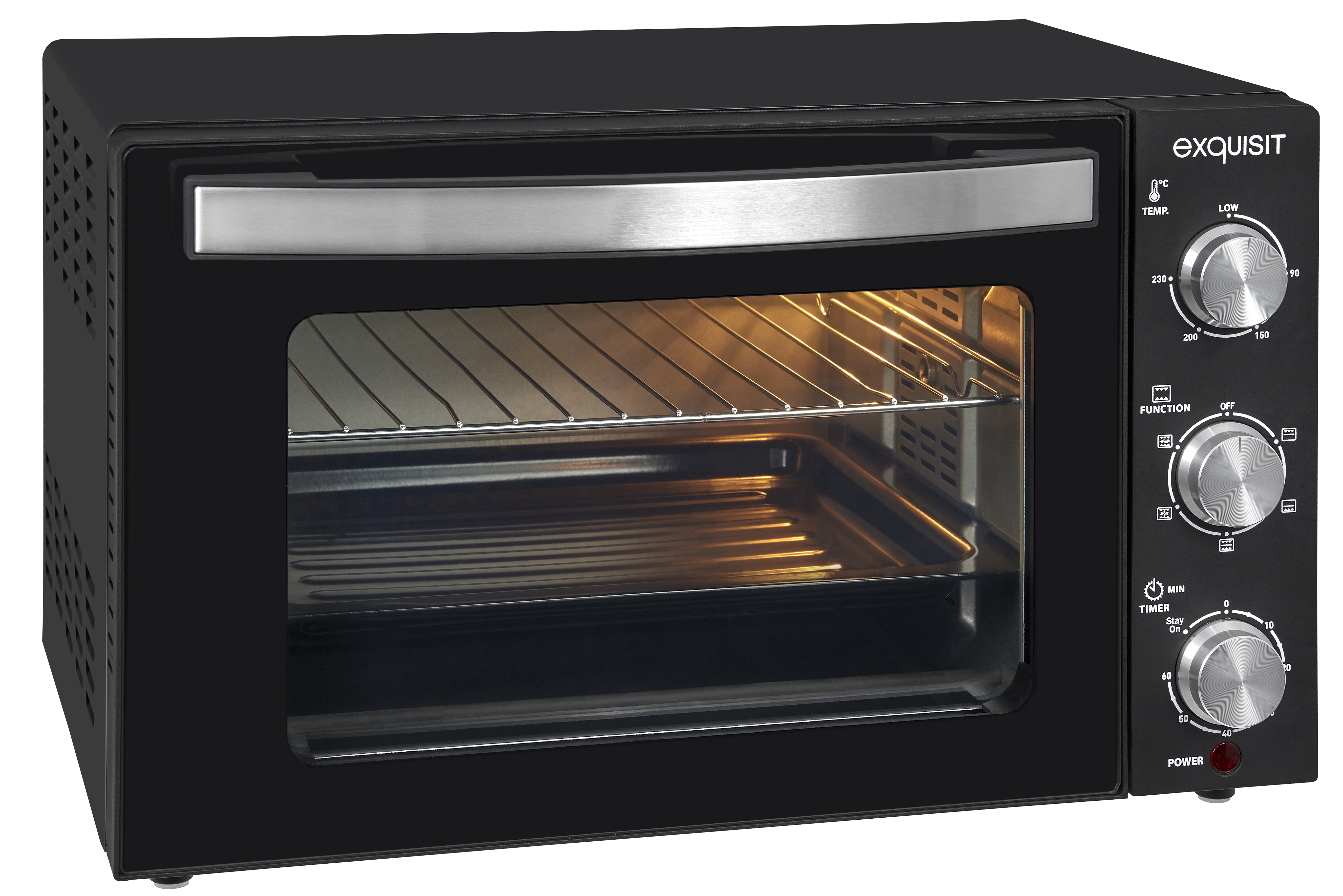 EXQUISIT MO 3302 sw Mini Backofen