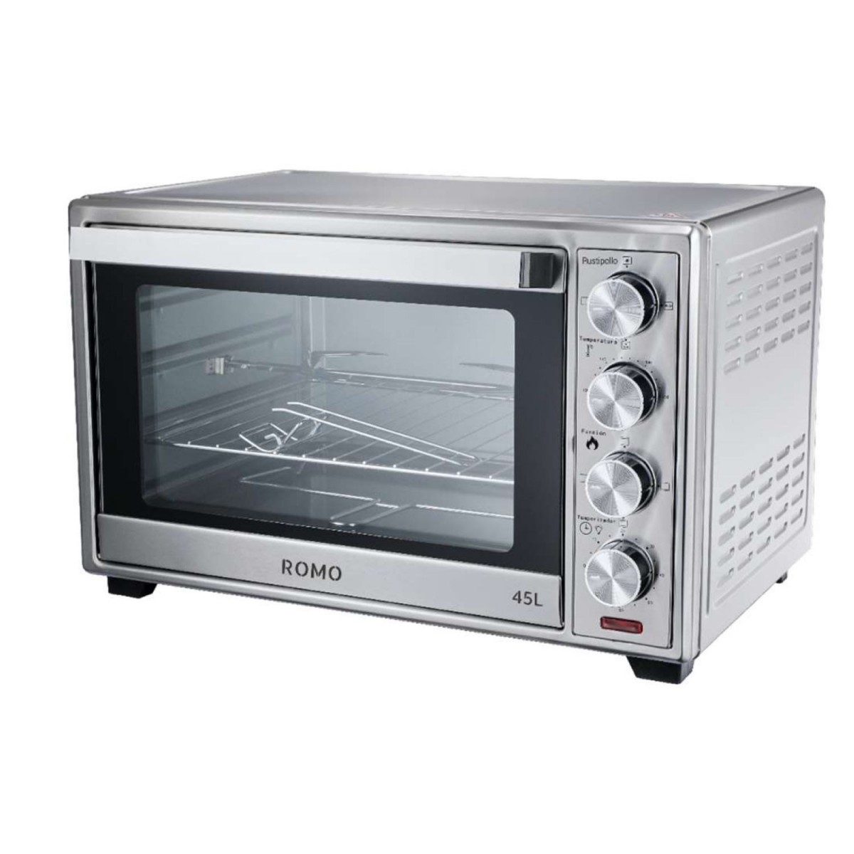 Mini horno - MH45LA ROMO, 45 Liter, Negro