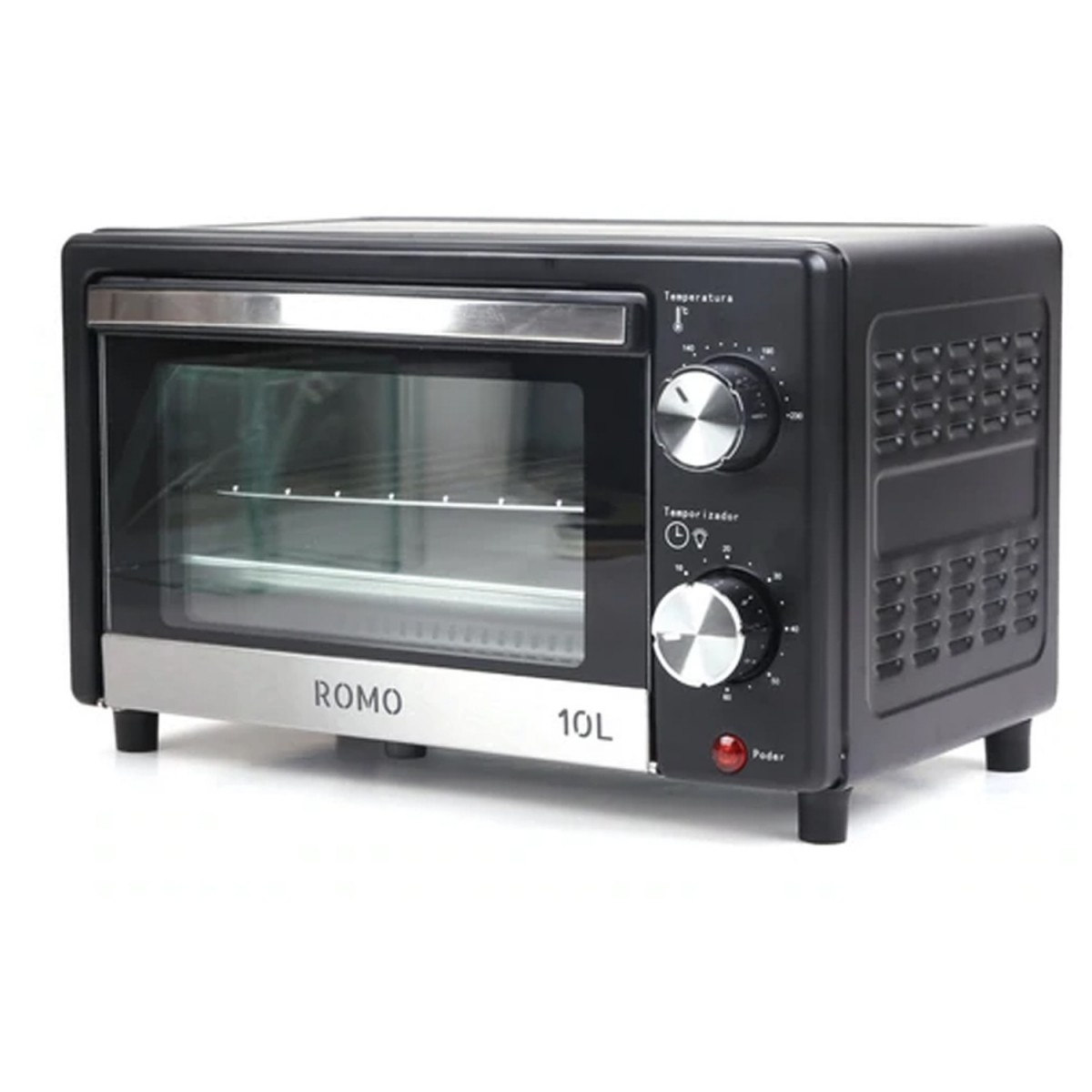 Mini horno - MH10L ROMO, 10 Liter, Negro