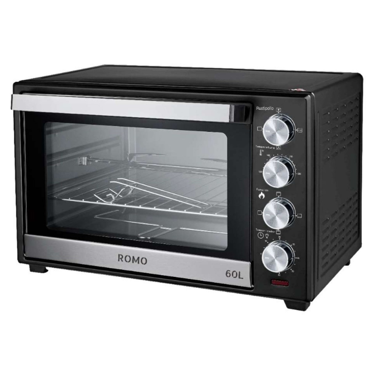 Mini horno - MH60L ROMO, 60 Liter, Negro