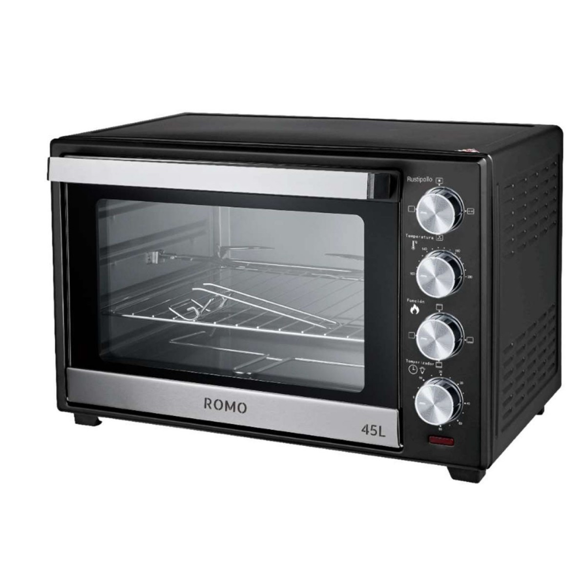 Mini horno - MH45L ROMO, 45 Liter, Negro