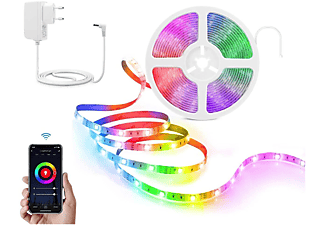 Luces - Tira LED RGB + WiFi kit 3M HOMCLOUD, RGBW | MediaMarkt