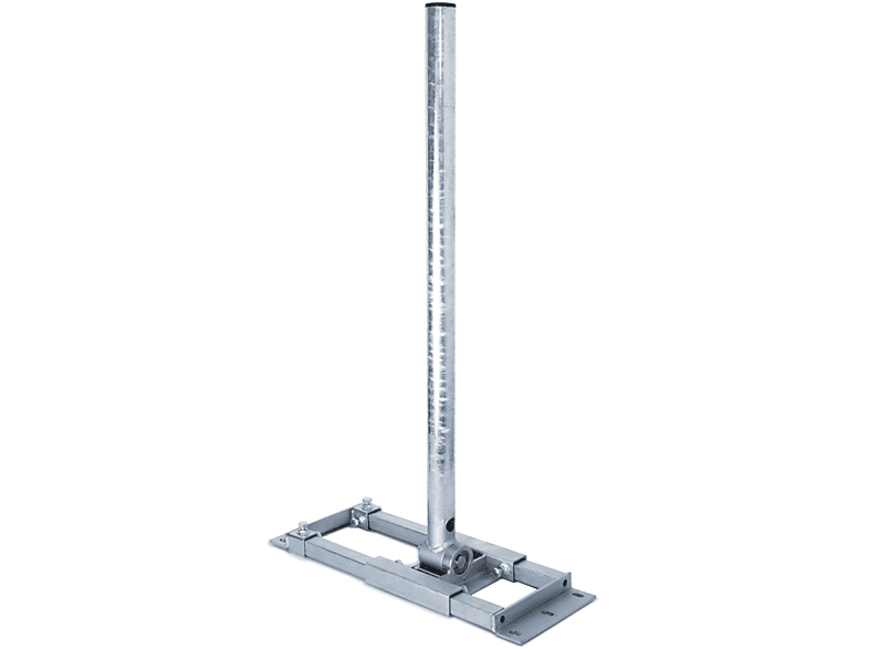 PREMIUMX DELUXE X90-60 Dachsparrenhalter 90cm Mast 60mm SAT Dach Halter Dachsparrenhalterung, Silber