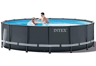 INTEX Ultra XTR 26326GN + aufblasbare Schwimmtiere Swimmingpool, mehrfarbig