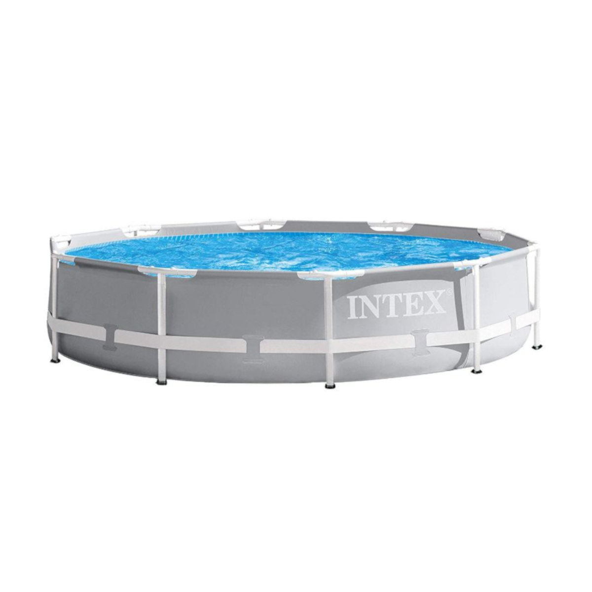 Swimmingpool, Pool + PrismFrame Zubehör INTEX 26702GN umfangreiches grau