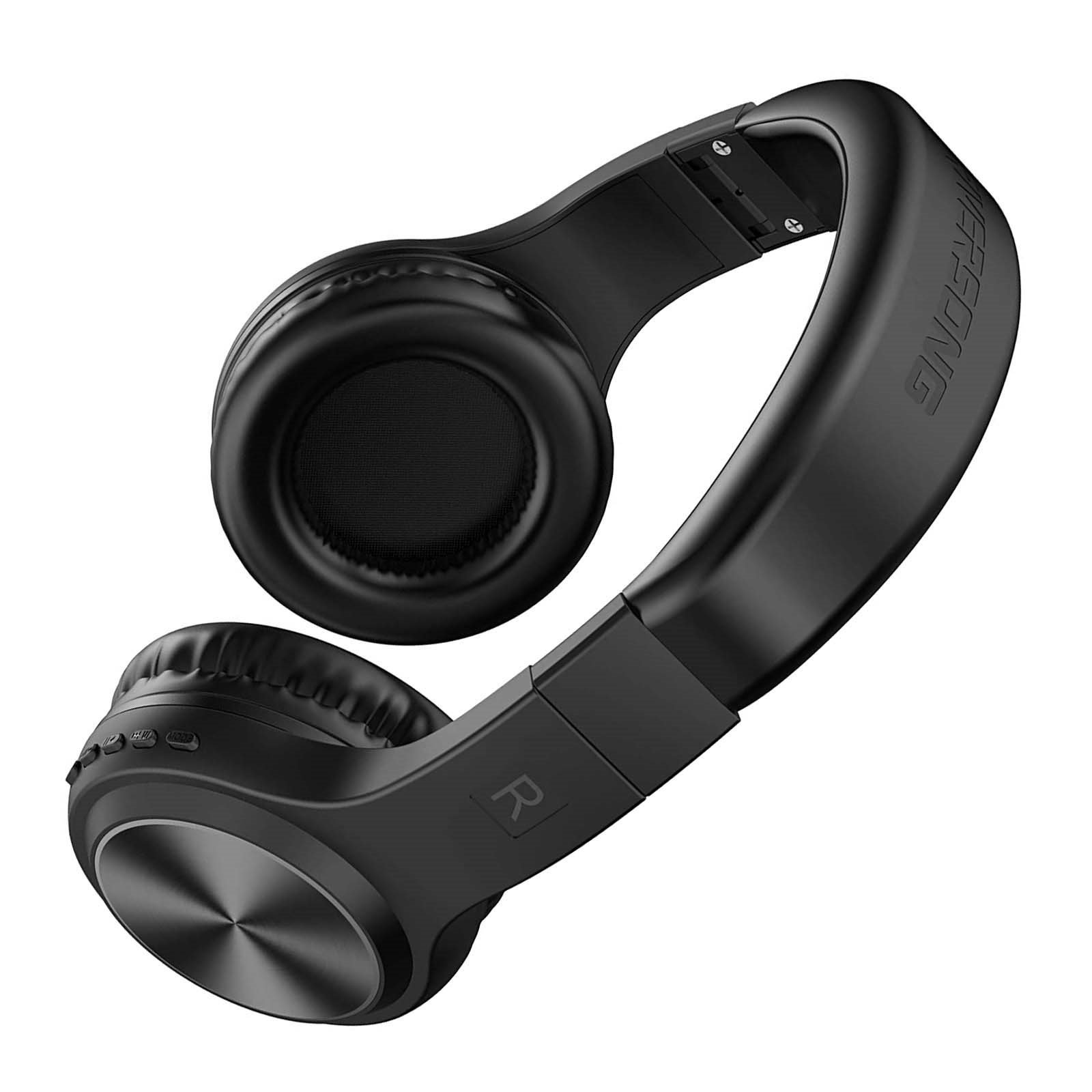 Over Bluetooth Bluetooth, sind verfügen RIVERSONG Ear Over Rhythm und Ear kabellos L | schwarz Stereokopfhörer Stereokopfhöhrer über RIVERSONG Over-ear