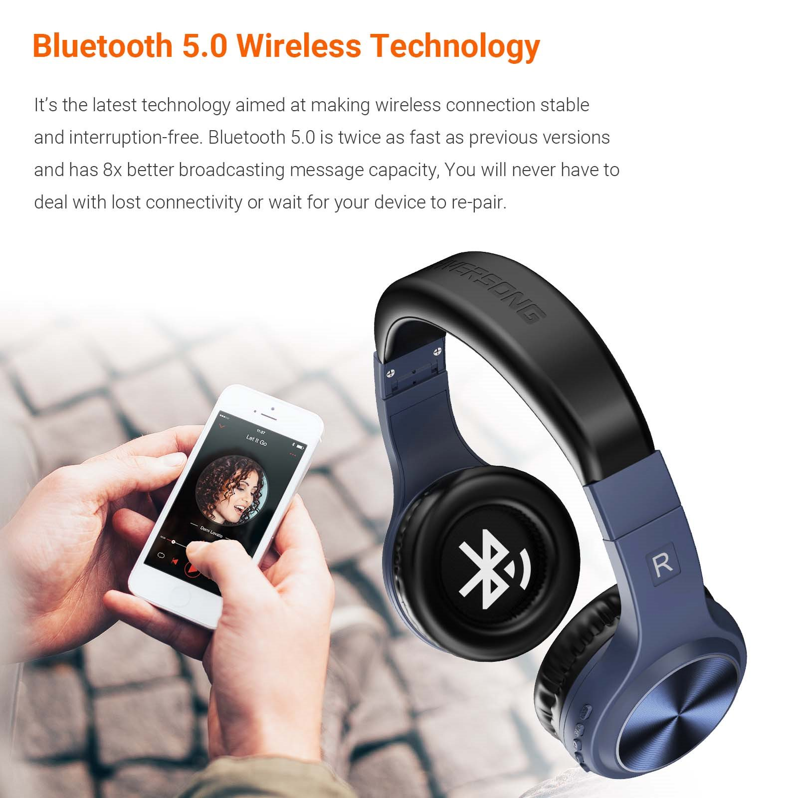 RIVERSONG RIVERSONG | Rhythm Stereokopfhörer Over Stereokopfhöhrer Bluetooth, sind Over verfügen Ear über Ear schwarz kabellos und L Bluetooth Over-ear