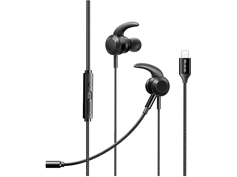 MCDODO Gaming HP-1350, Schwarz In-ear Headset