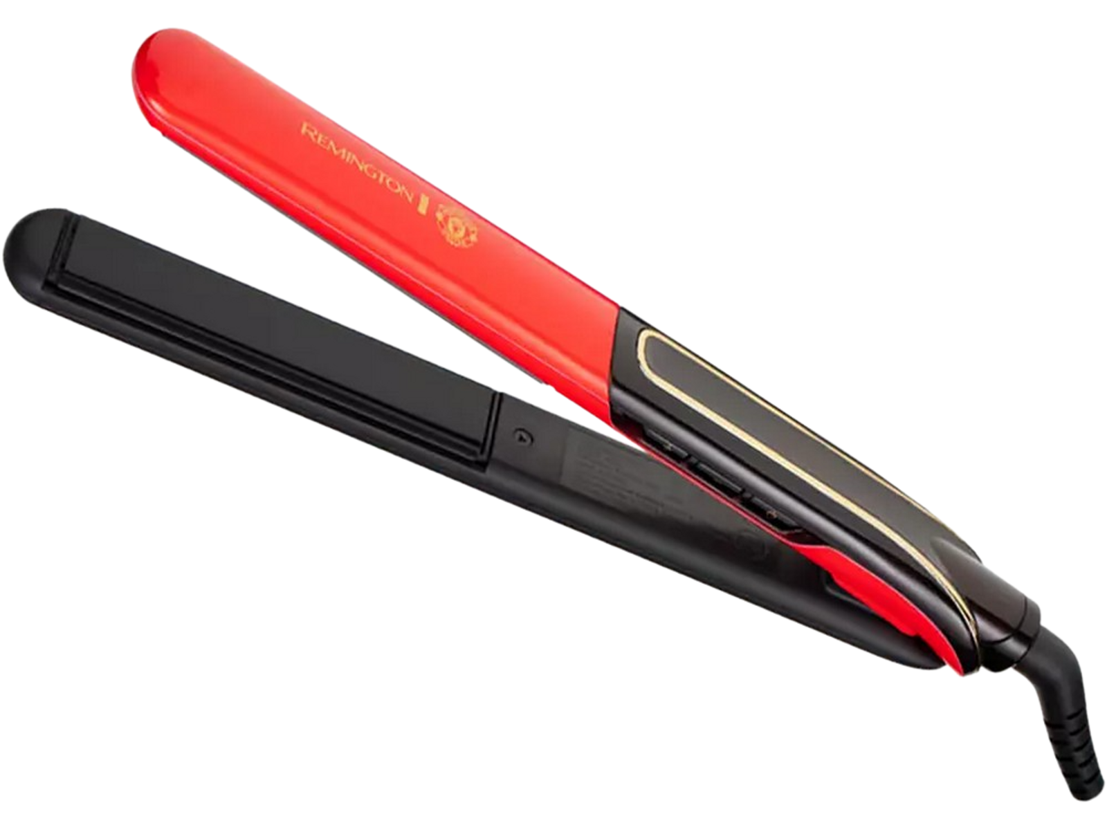 Plancha de pelo - S6755 REMINGTON, 1200 W, 230 °C, Rojo y Negro