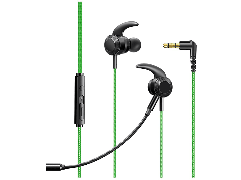 HP-1331, Grün In-ear Gaming MCDODO Headset