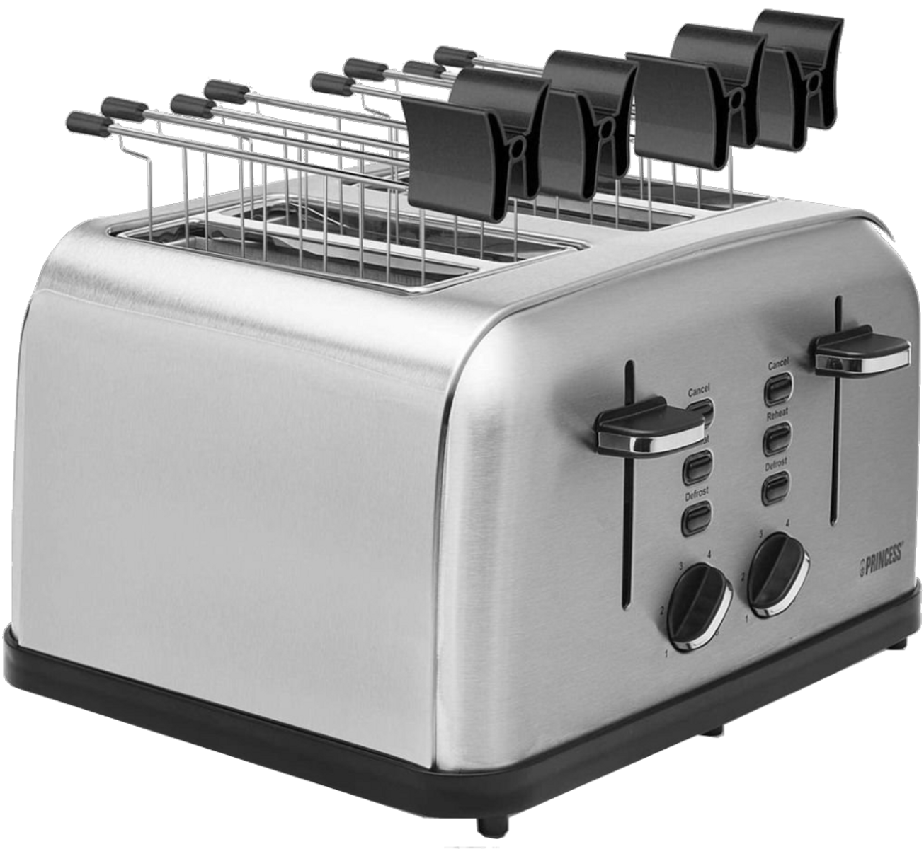 PRINCESS 418384 4) Grau (1750 Watt, Toaster Schlitze: