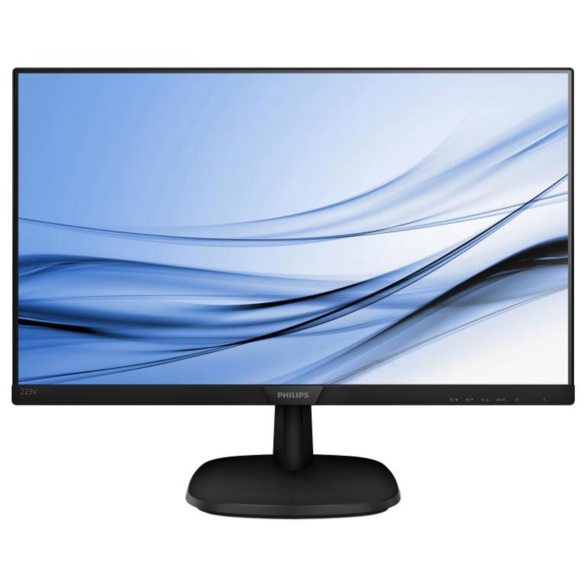 Monitor gaming - 223V7QHAB/00 PHILIPS, 22 ", Full-HD, 5 ms, VGA (analógica) HDMI (HDCP digital), Negro