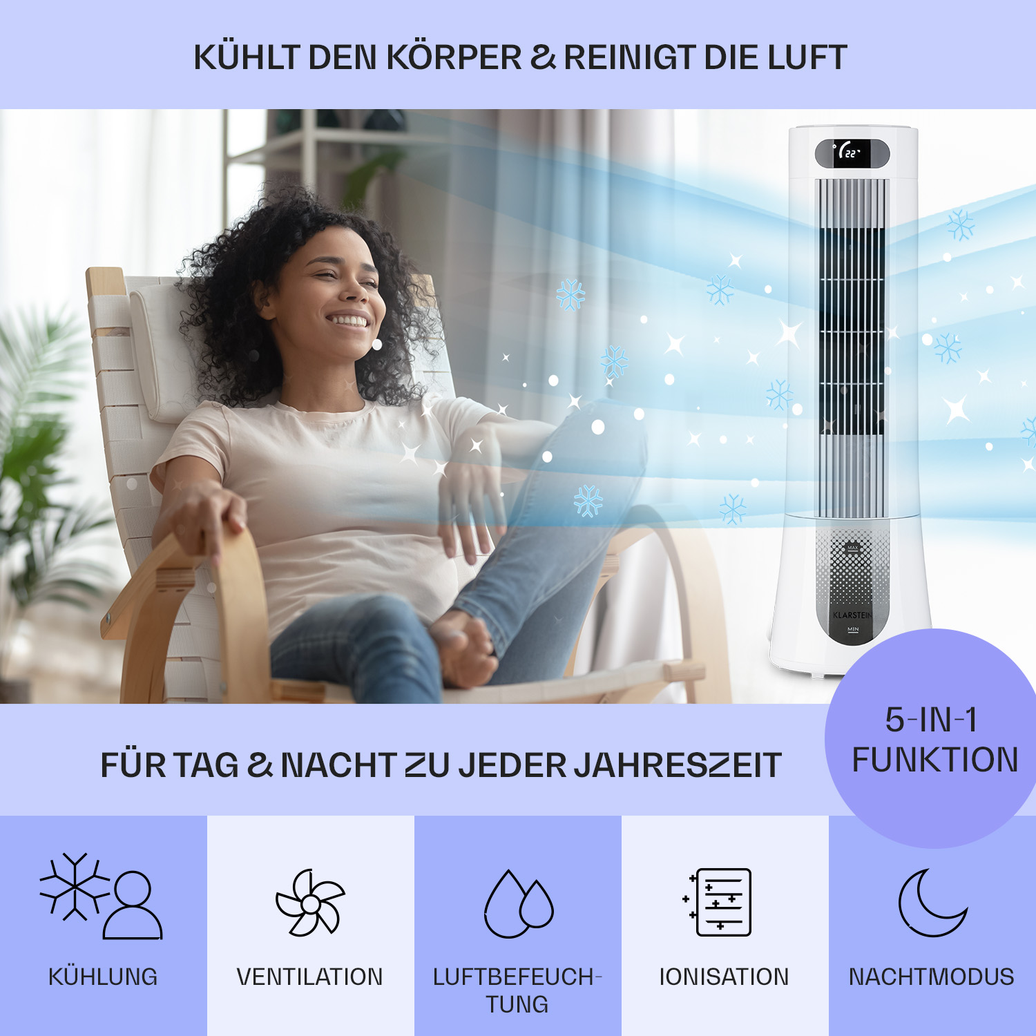 KLARSTEIN Skyscraper Frost Luftkühler