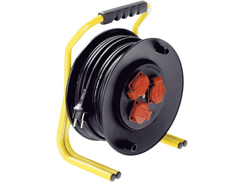 BACHMANN Kabeltrommel 3x CEE IP44 40m Kabeltrommel MediaMarkt
