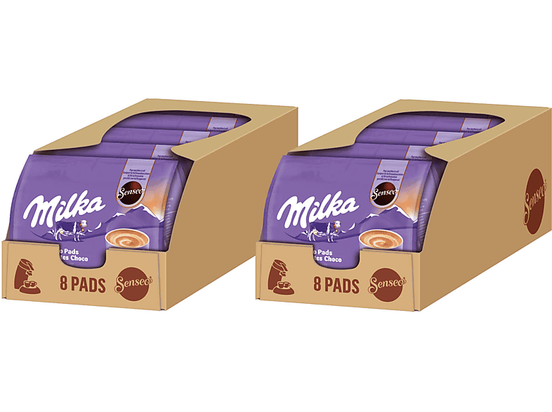 SENSEO Milka Kakao Soft- Kakaopads Hot heisse Pad-Maschine) Getränke (Senseo 80 Schokolade Choco