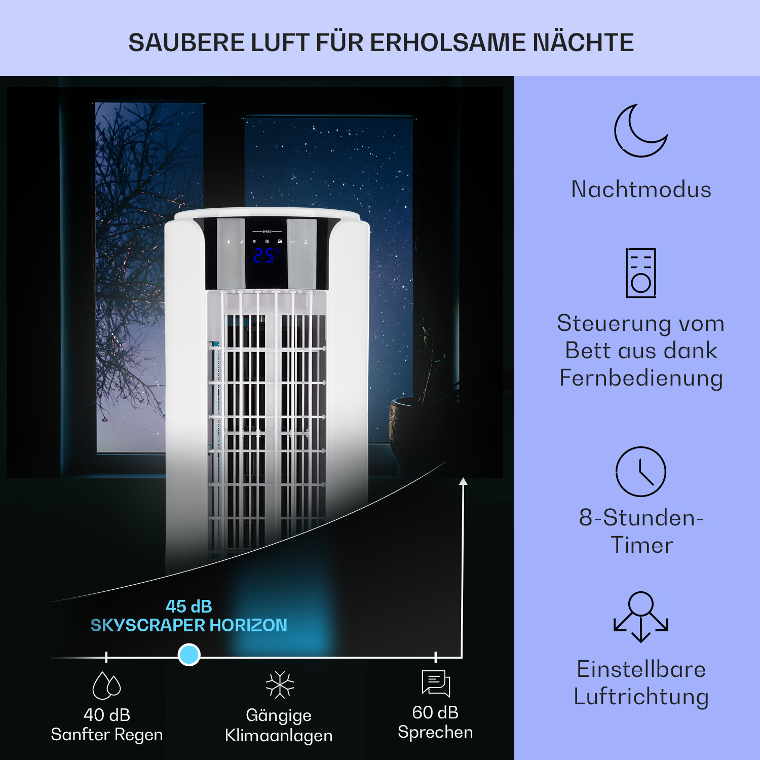 KLARSTEIN Skyscraper Horizon Luftkühler