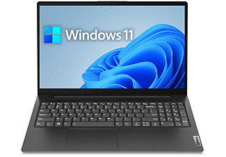 LENOVO V15-ACL-Ryzen-5, Windows 11 Pro + Office 2019 Pro, Laptop mit 15,6 Zoll Display,  Prozessor, 16 GB RAM, 1000 GB SSD, AMD Radeon Graphics, Schwarz