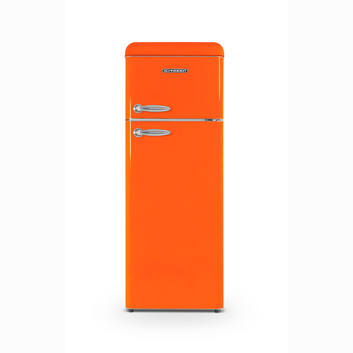 Frigorífico 2 puertas SCDD208VFLO - SCHNEIDER, 212 lL, Naranja