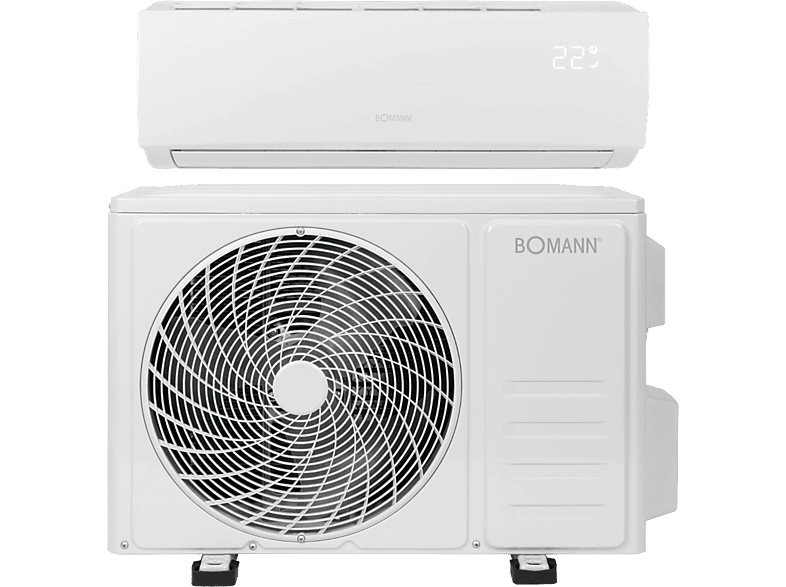 BOMANN CL 6045 QC CB Split Klimagerät Weiß Energieeffizienzklasse: A++, Max. Raumgröße: 26 m²