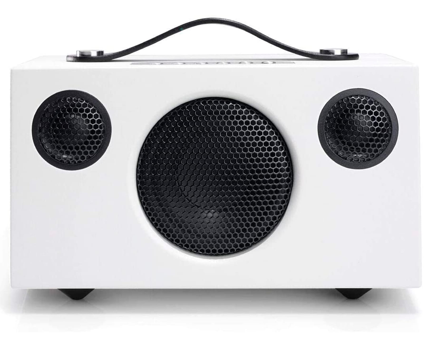 Altavoz Portátil Audio pro t3+ blanco bluetooth multiroom potente pequeño speaker aux 35mm carga usb sonido apple lossless mp3 y flac batería hasta 30h addon