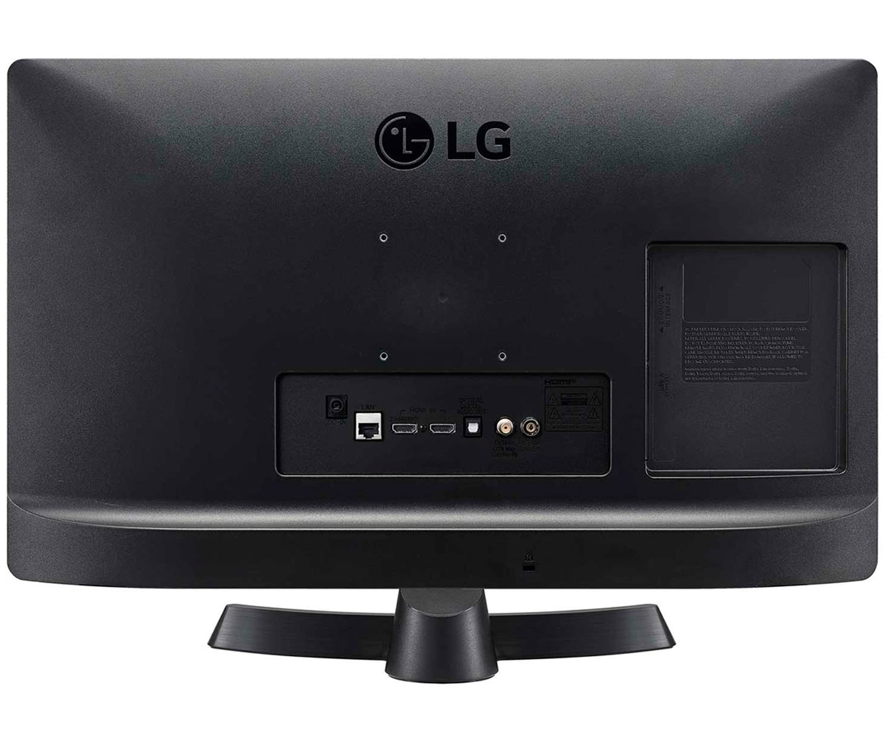 Zbliżenie białego wentylatora sufitowego. Szczegóły łopatek i silnika. Białe tło.