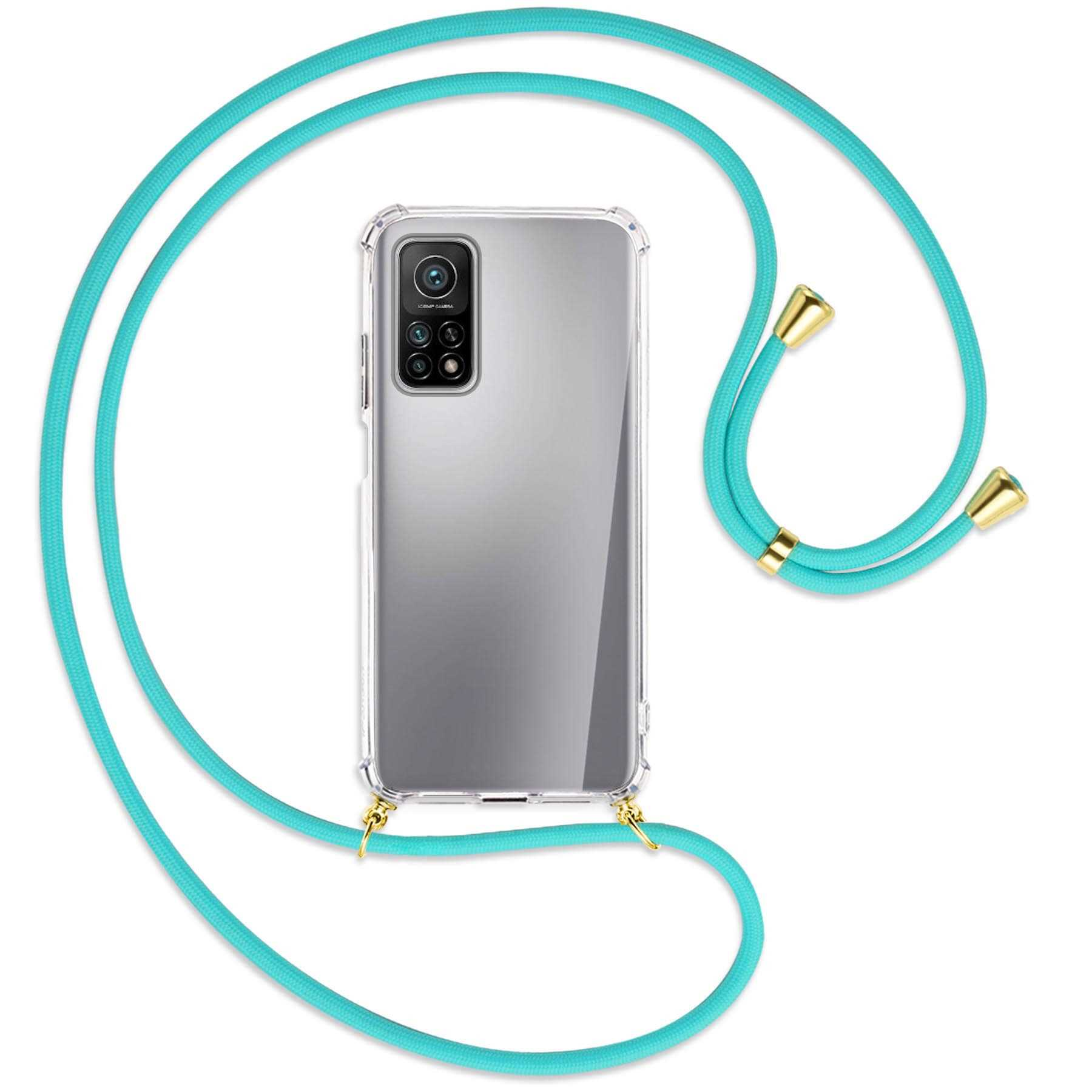 MTB MORE ENERGY 5G, 5G, Pro Türkis Gold Umhänge-Hülle Mi Xiaomi, mit 10T Mi Kordel, / 10T Backcover