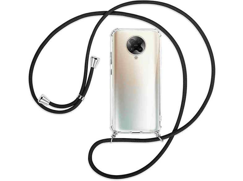 MTB MORE / Pro Poco Pro K30 5G, 5G, Pro Backcover, mit Ultra F2 Kordel, Pocophone ENERGY Umhänge-Hülle Redmi Redmi Schwarz Xiaomi, K30 Redmi Silber Zoom, K30 5G