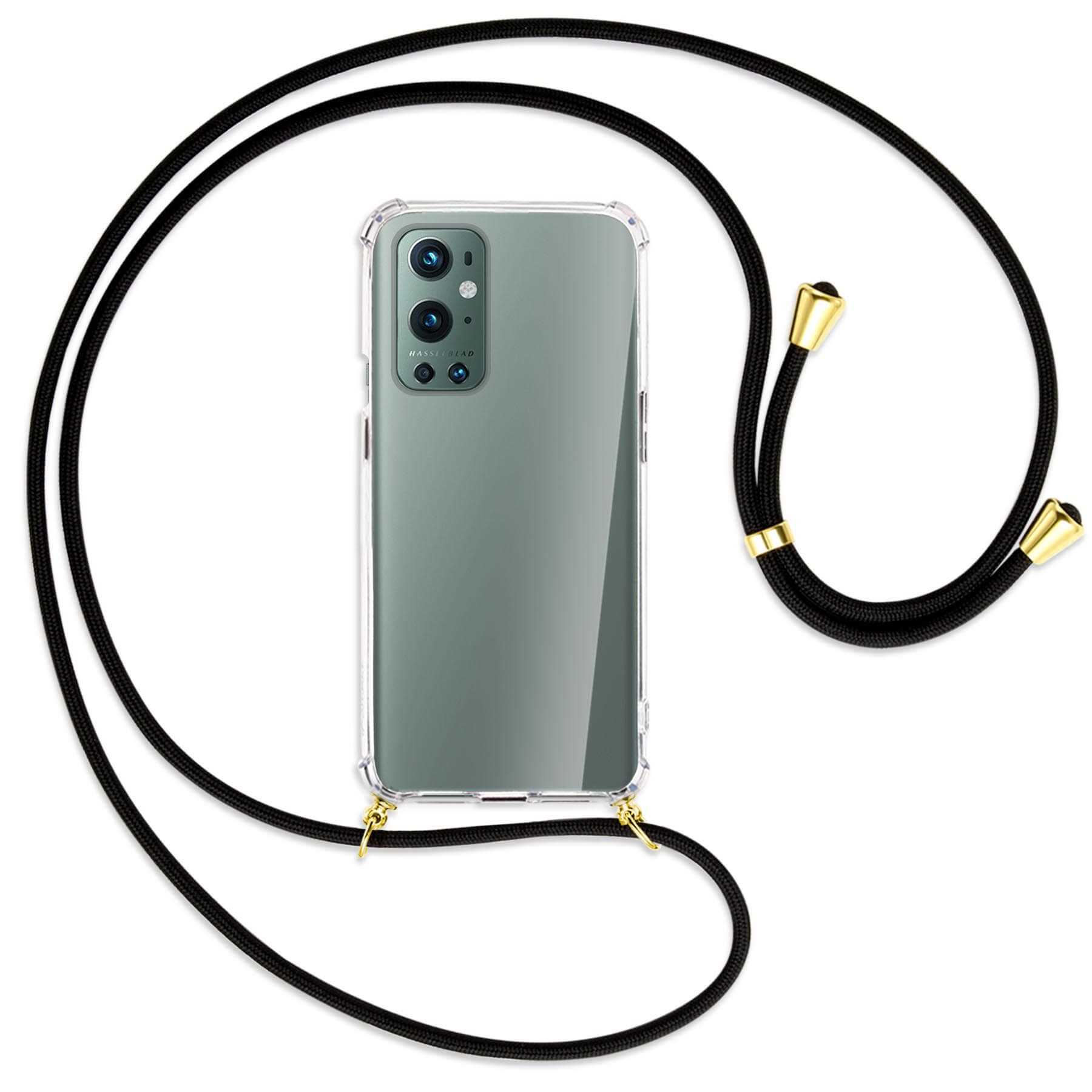 Backcover, OnePlus, Umhänge-Hülle mit MORE MTB Gold Schwarz / Pro, 9 Kordel, ENERGY