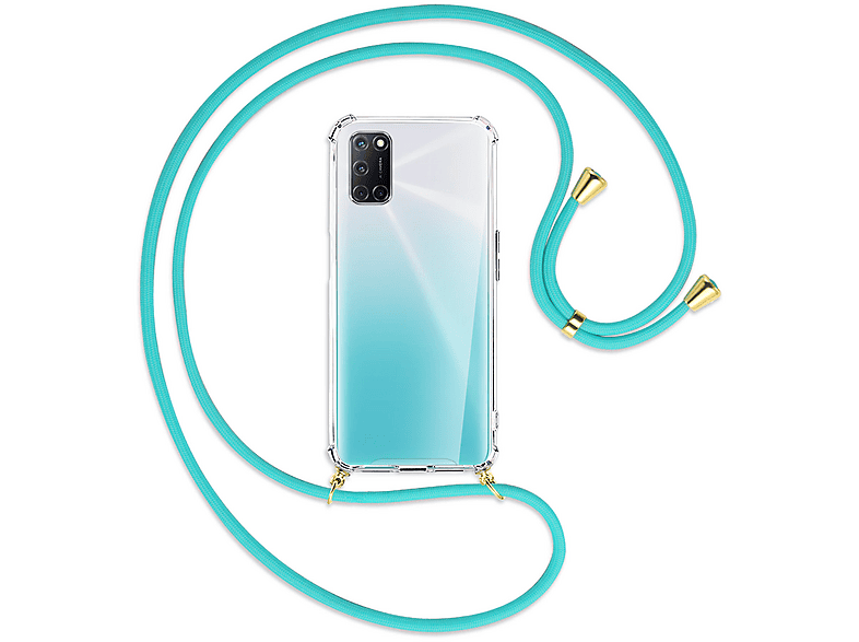 TANYO Cover per OPPO A52 / A72 / A92 / TPU/PC Cover per telefono antiurto con cavalletto a 360 °, Armor Bumper Cover di protezione, colore: Nero