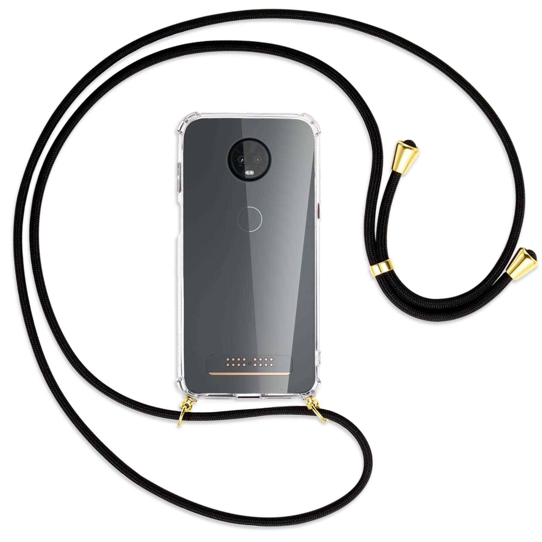 MORE mit Play, Kordel, ENERGY Gold MTB Motorola, Moto / Schwarz Z3 Backcover, Umhänge-Hülle