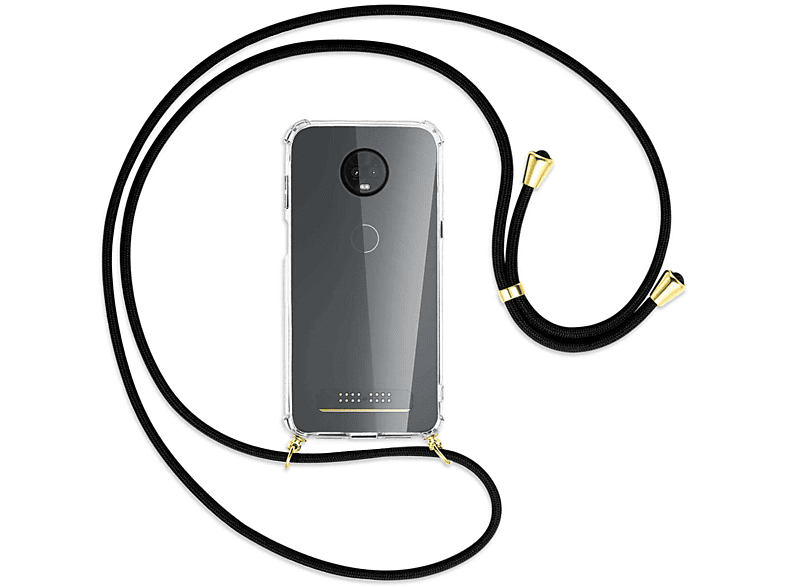 Verkaufen Sie zum niedrigsten Preis! MTB MORE ENERGY Moto mit Z3 Backcover, / Kordel, Play, Schwarz Gold Motorola, Umhänge-Hülle