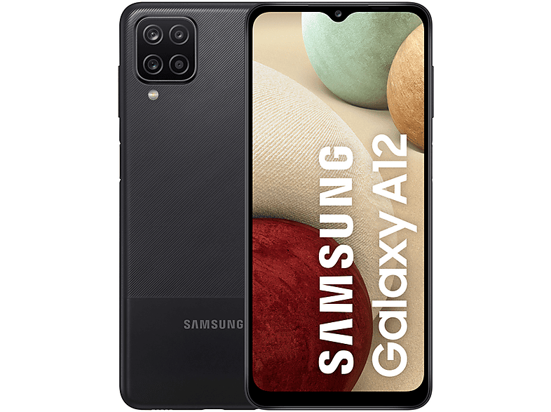 64 SIM Schwarz SAMSUNG 64GB GB BLACK GALAXY Dual A12