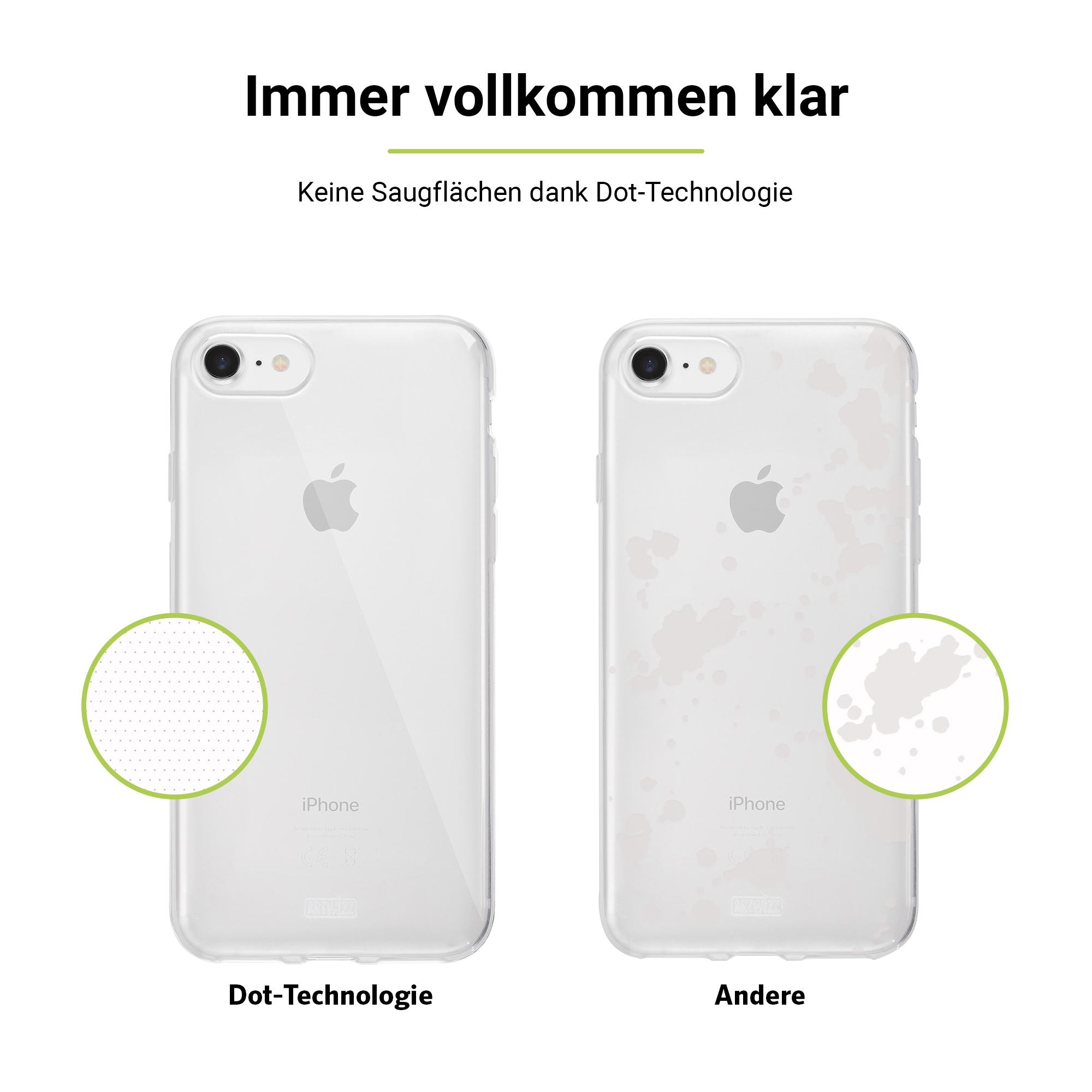 NoCase, iPhone Backcover, iPhone SE ARTWIZZ iPhone (2020) 7, / / 8 Apple, Transparent