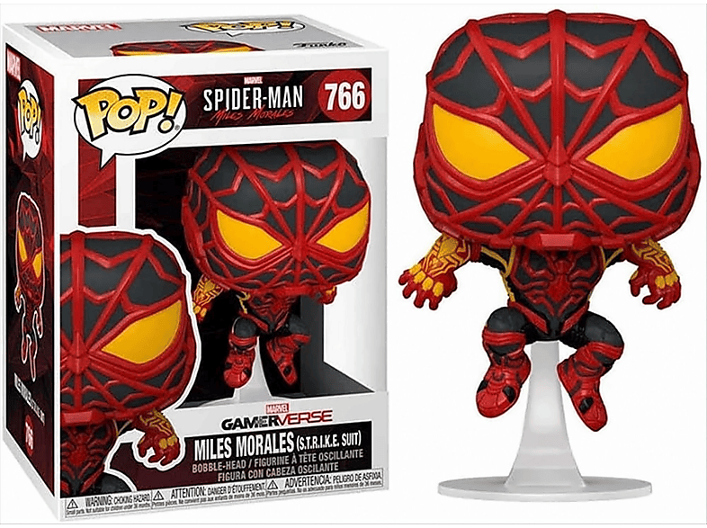 POP Games Spiderman-Miles Morales S.T.R.I.K.E. Suit
