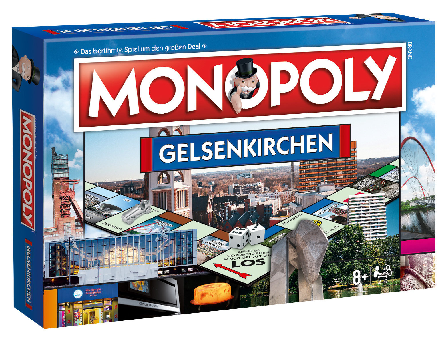 WINNING Gelsenkirchen MOVES Monopoly Brettspiel
