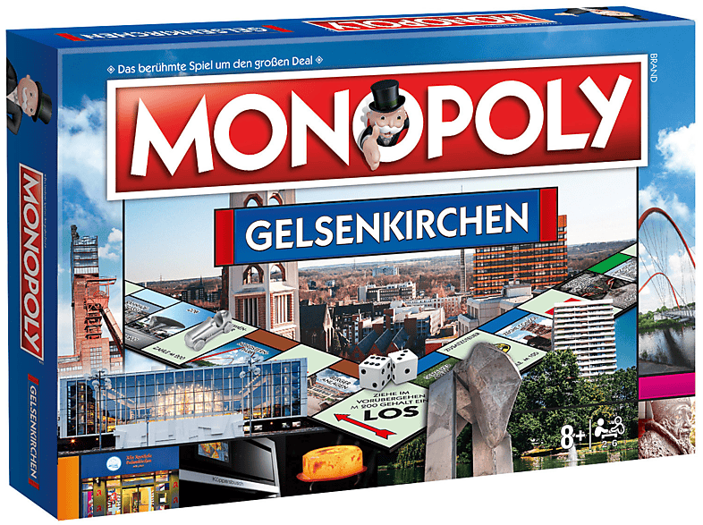 WINNING Gelsenkirchen Monopoly MOVES Brettspiel