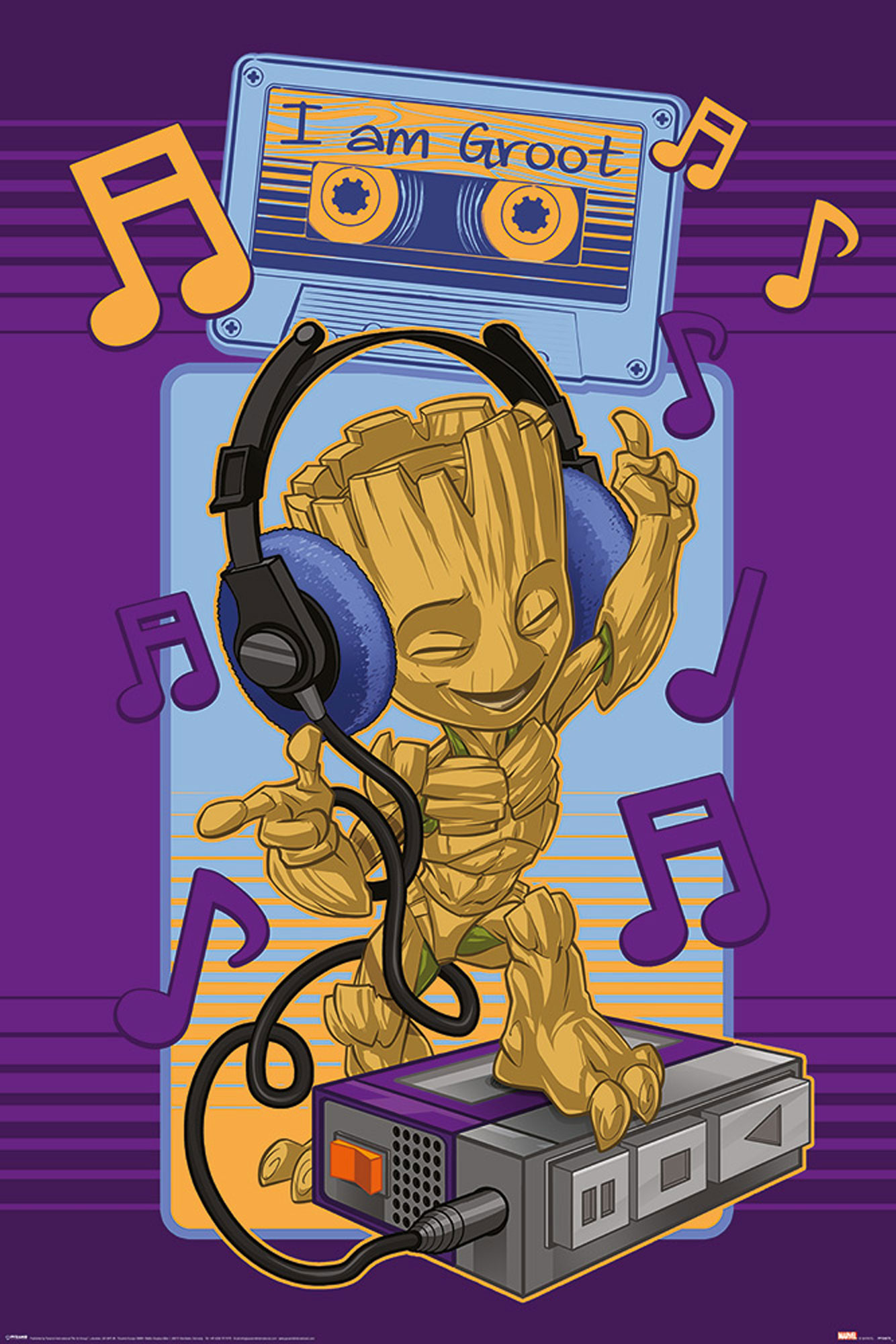 Cassette Groot of Guardians - Galaxy the