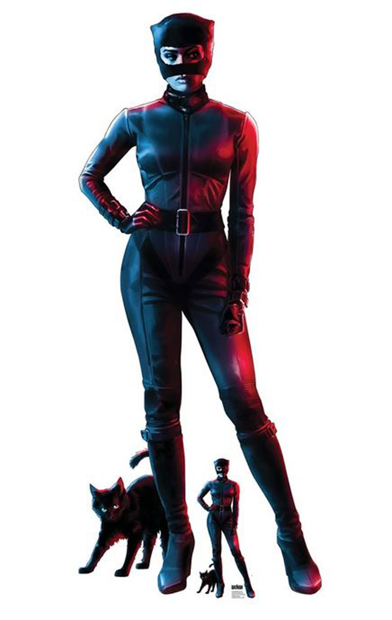 Catwoman Batman Blue Red - -