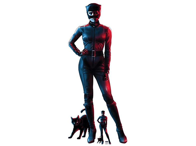 Batman - - Blue Catwoman Red