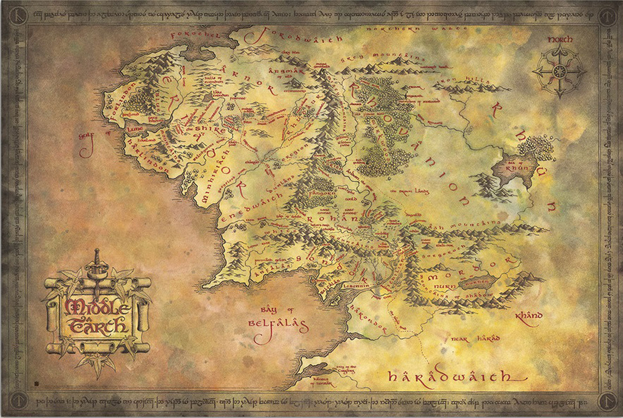 Lord of the The Rings, - of Middle Earth