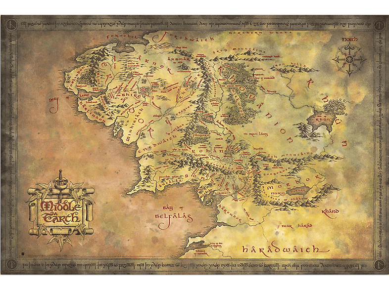 Lord of the Rings, The of - Middle Earth